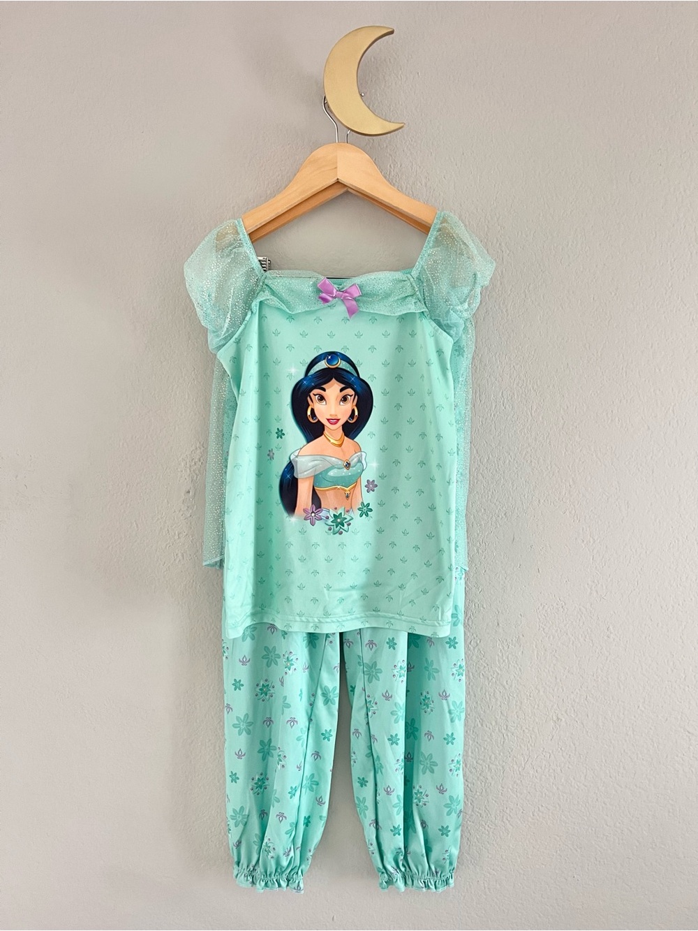 Disney Jasmine Mint Green Pajama Set
